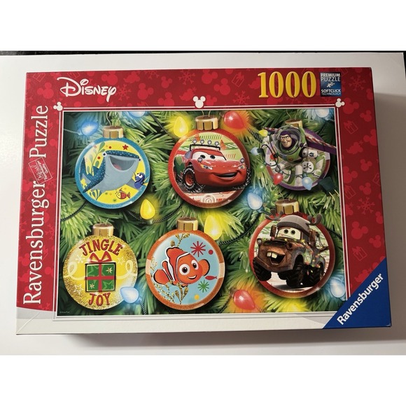 Ravensburger Other - Ravensburger Disney Pixar Christmas Ornaments Puzzle 1000 Pieces #196678